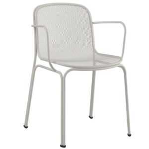 Bílá kovová zahradní židle COLOS VILLA 2