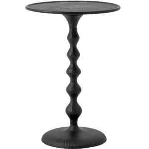 Černý kovový odkládací stolek Bloomingville Anka 38 cm