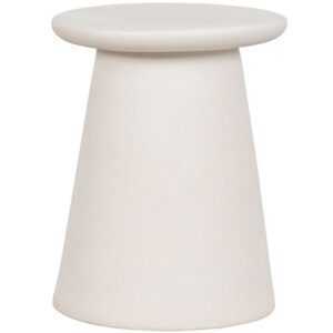 Hoorns Bílý keramický odkládací stolek Baileen 35 cm