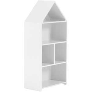 Bílá lakovaná dětská knihovna Kave Home Celeste 105 x 50 cm