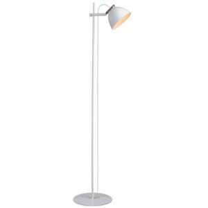 Bílá kovová stojací lampa Halo Design Arhus 150 cm
