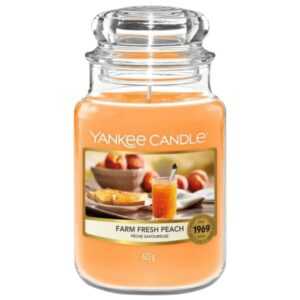 Velká vonná svíčka Yankee Candle Farm Fresh Peach
