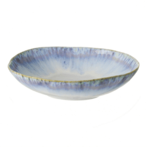 Modrý kameninový hluboký talíř COSTA NOVA BRISA 23 cm