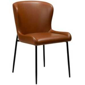 ​​​​​Dan-Form Hnědá koženková jídelní židle DAN-FORM Glamorous