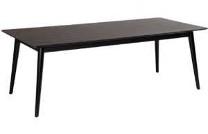​​​​​Dan-Form Černý dřevěný jídelní stůl DAN-FORM Yolo 220 x 100 cm