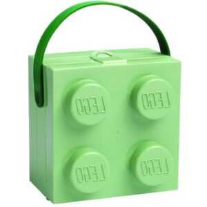 Zelený svačinový box s rukojetí LEGO® Storage 16