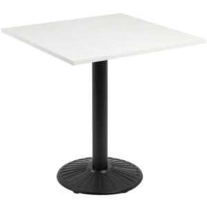 Bílý bistro stůl Kave Home Tiaret 70 x 70 cm