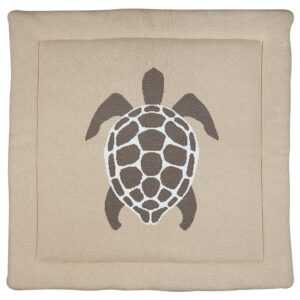 Béžová hrací deka Quax Turtle 100 x 100 cm