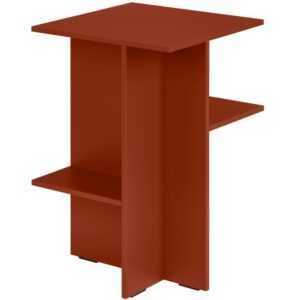 Noo.ma Oranžový odkládací stolek Atik 36 x 36 cm