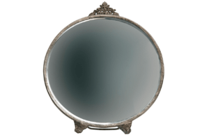 Hoorns Mosazné kovové kosmetické zrcadlo Hosp 26 x 22