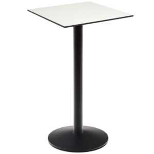 Bílý barový stůl Kave Home Esilda 60 x 60 cm