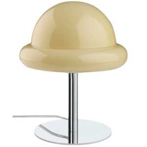 Jotex Světle žlutá skleněná stolní lampa BUBBA