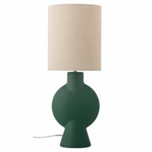 Zelená kameninová stolní lampa Bloomingville Sergio