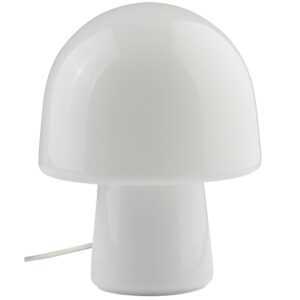 Jotex Opálově bílá skleněná stolní lampa THETYS