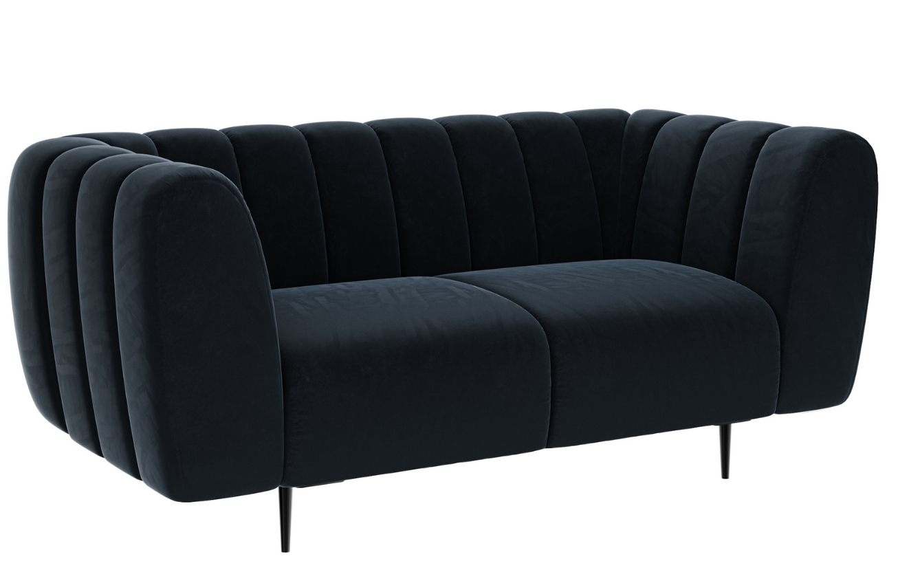 Ghado Sametová pohovka Shel 170 cm