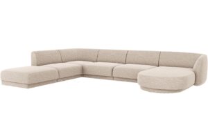 Micadoni Rohová pohovka Miley 330 cm