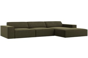 Micadoni Sametová rohová pohovka Jodie 284 cm