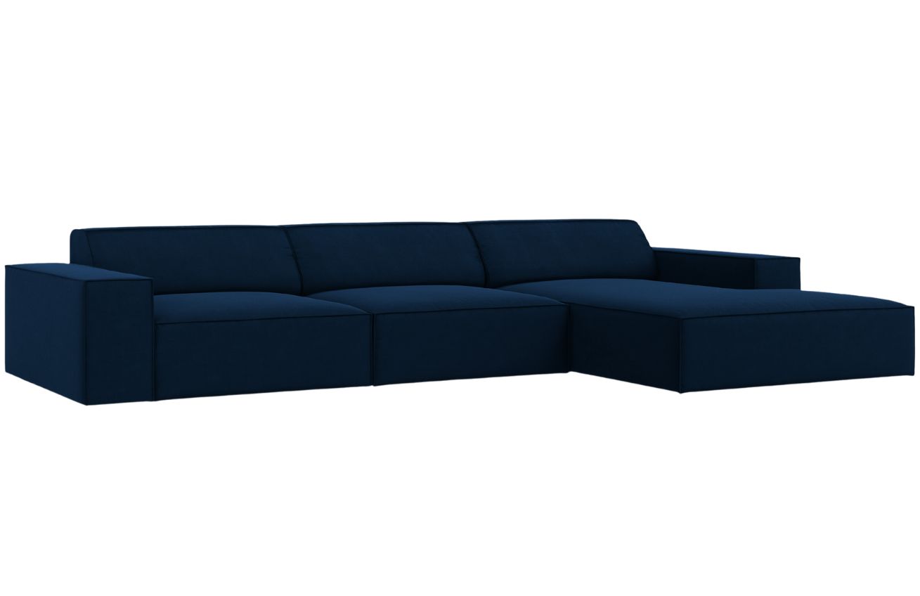 Micadoni Sametová rohová pohovka Jodie 284 cm