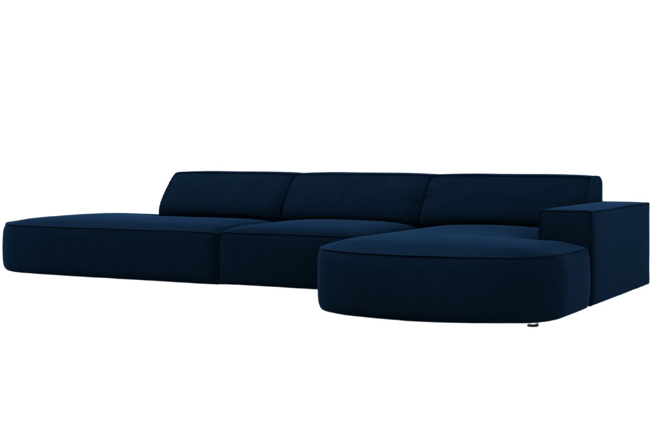 Micadoni Sametová rohová pohovka Jodie 342 cm