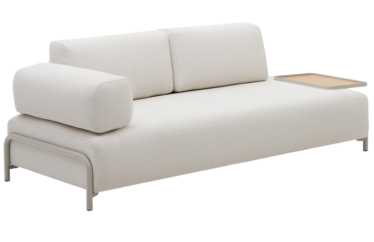 Kave Home Pohovka Compo 252 cm s velkým stolkem