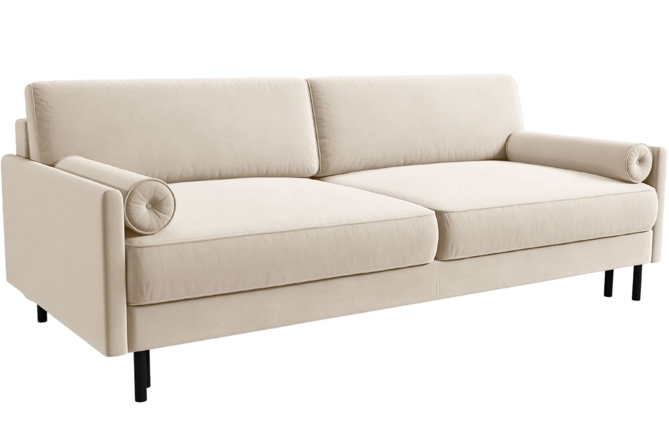 Micadoni Sametová rozkládací pohovka Scott 212 cm