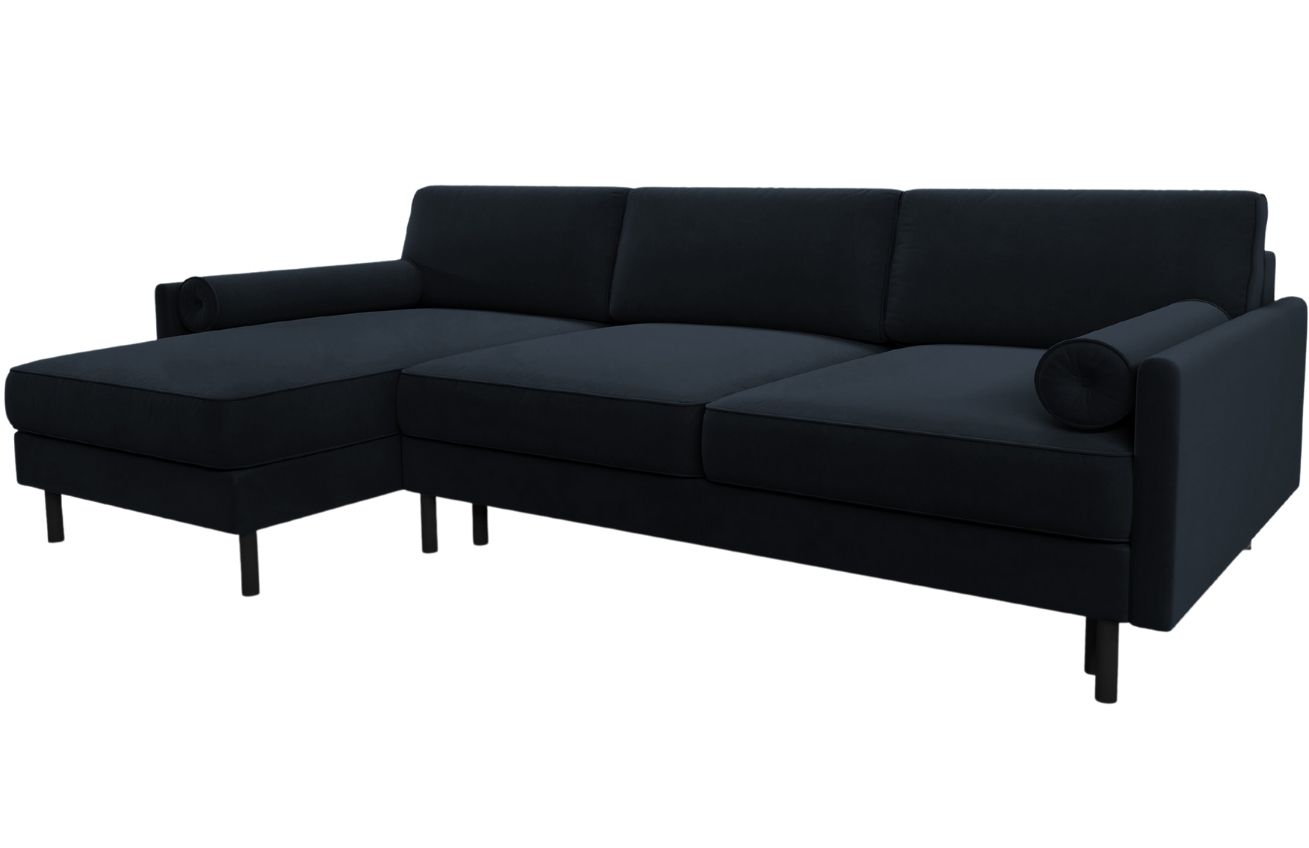 Micadoni Sametová rozkládací pohovka Scott 212 cm