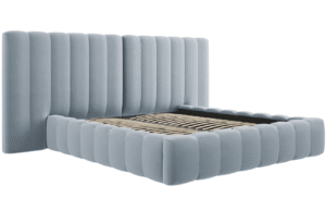 Micadoni Sametová postel Kelp 180 x 200 cm