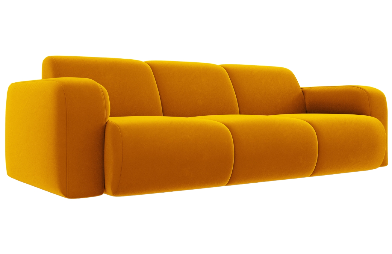 Windsor & Co Sametová pohovka Lola 235 cm