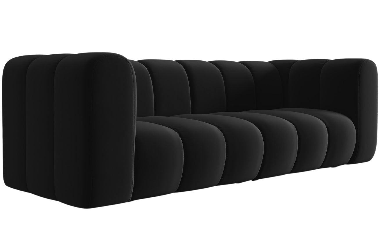 Micadoni Sametová pohovka Lupine 228 cm