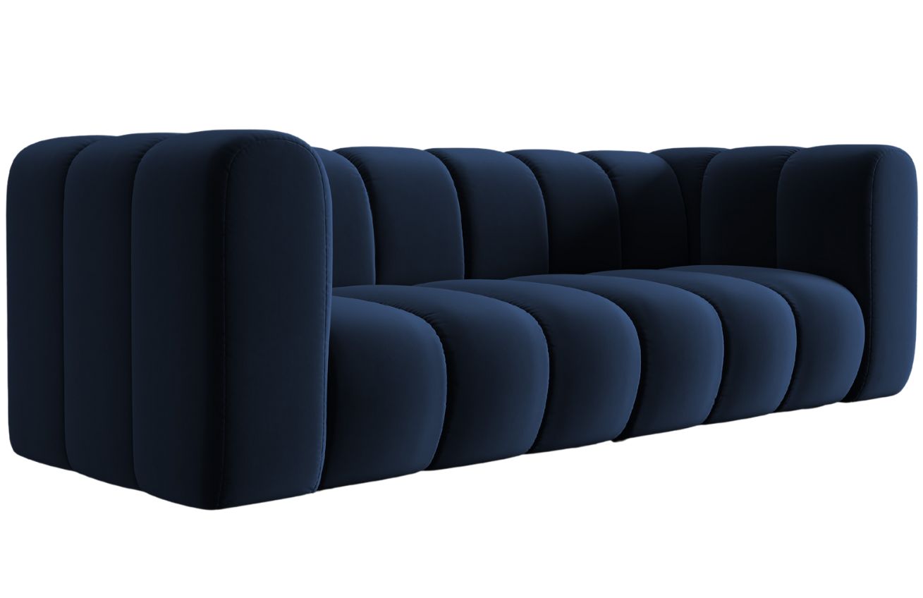 Micadoni Sametová pohovka Lupine 228 cm