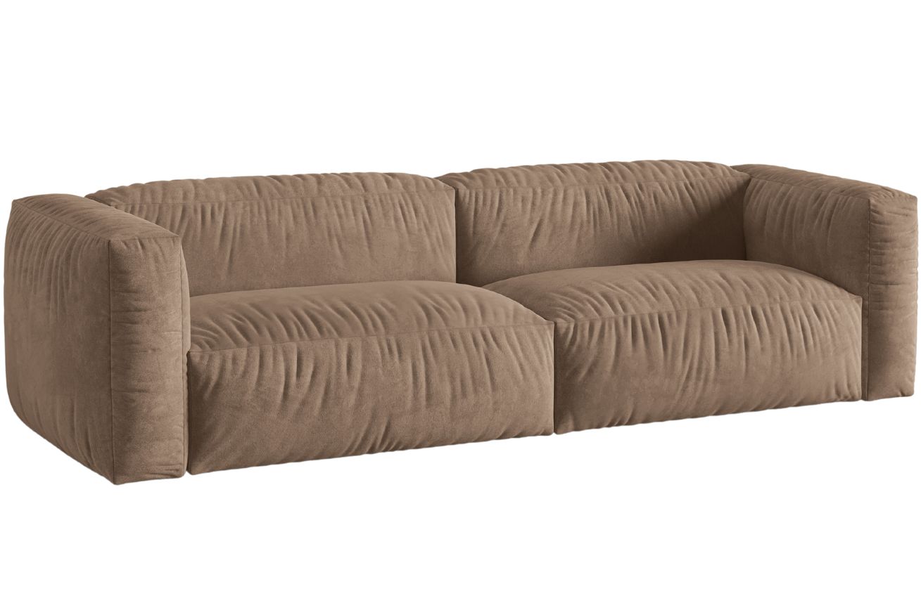 Micadoni Sametová pohovka Martina 240 cm