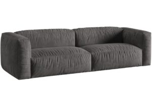 Micadoni Sametová pohovka Martina 240 cm