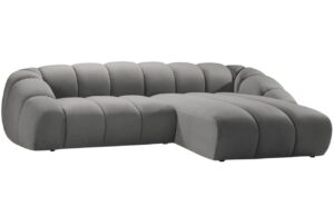 Micadoni Sametová rohová pohovka Diana 334 cm