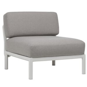 Nardi Šedý zahradní modul Maximo s bílou podnoží