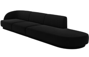 Micadoni Sametová pohovka Miley 323 cm