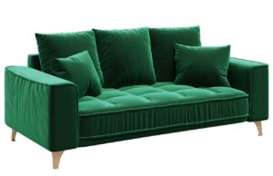 Devichy Sametová pohovka Chloe 204 cm