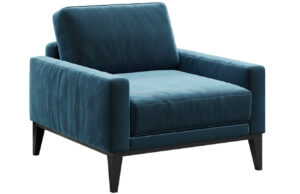 Mesonica Sametové křeslo Musso