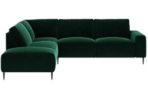 Ghado Sametová rohová pohovka Tendo 305 cm