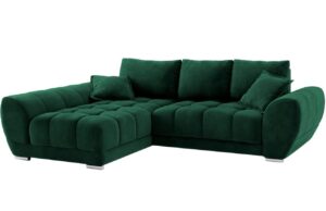 Windsor & Co Sametová rozkládací pohovka Nuage 285 cm