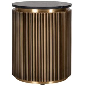 Richmond Mramorový odkládací stolek Ironville 50 cm