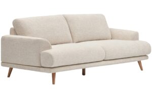 Kave Home Béžová trojmístná pohovka Karin 231 cm