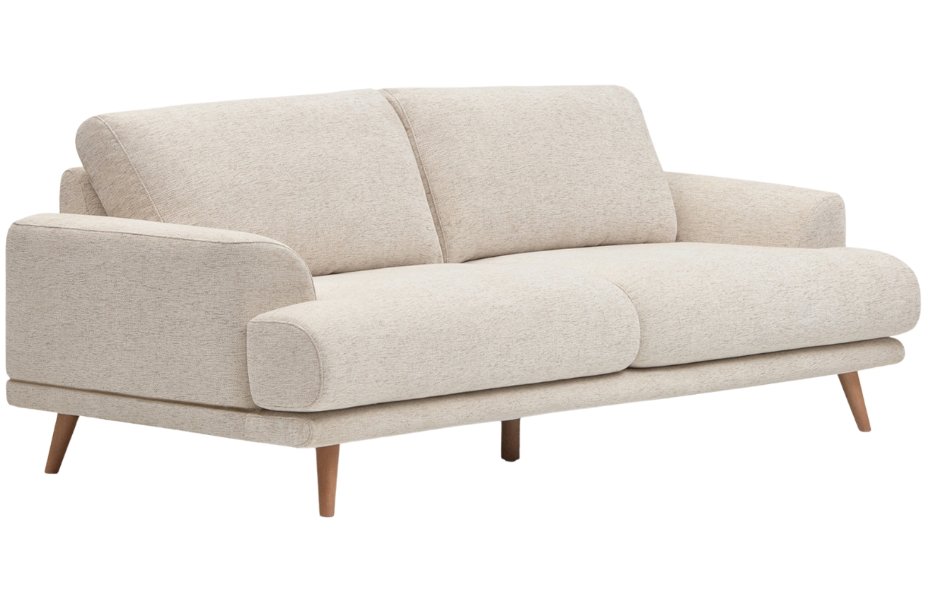 Kave Home Béžová trojmístná pohovka Karin 231 cm