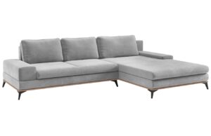 Windsor & Co Sametová rozkládací pohovka Astre 315 cm