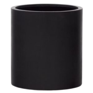 Černý cementový zahradní květináč Kave Home Aiguablava 55 x 52 cm