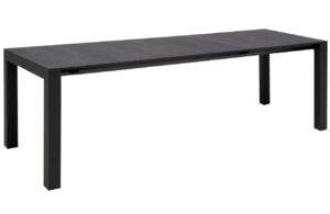 Antracitový hliníkový rozkládací zahradní stůl No.111 Mindo 263/325 x 100 cm