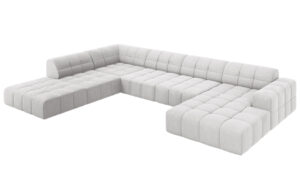 Cosmopolitan Design Sametová rohová pohovka Chicago 364 cm