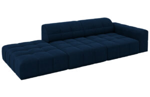 Cosmopolitan Design Sametová pohovka Chicago 262 cm