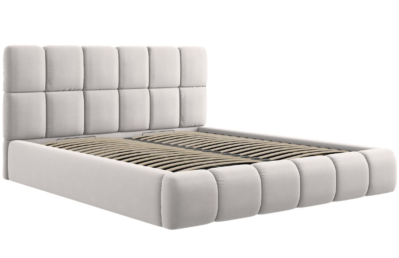 Micadoni Sametová postel Bellis 160 x 200 cm