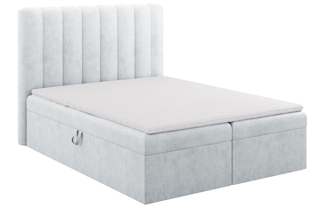 Micadoni Boxspring postel Kelp 160 x 200 cm