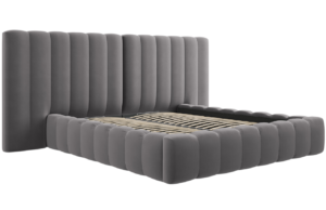 Micadoni Sametová postel Kelp 160 x 200 cm